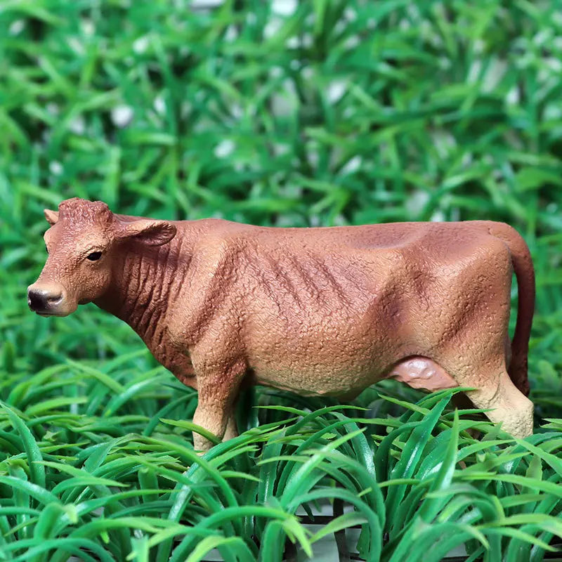 Milk Cow and Farm Animal Action Figure Toy - Realistic PVC Model - ToylandEU