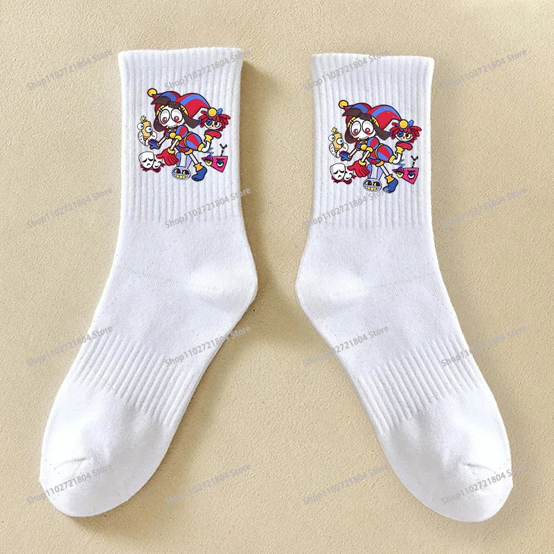 Crew Socks | Anime Print | Breathable Cotton | Unisex Youth