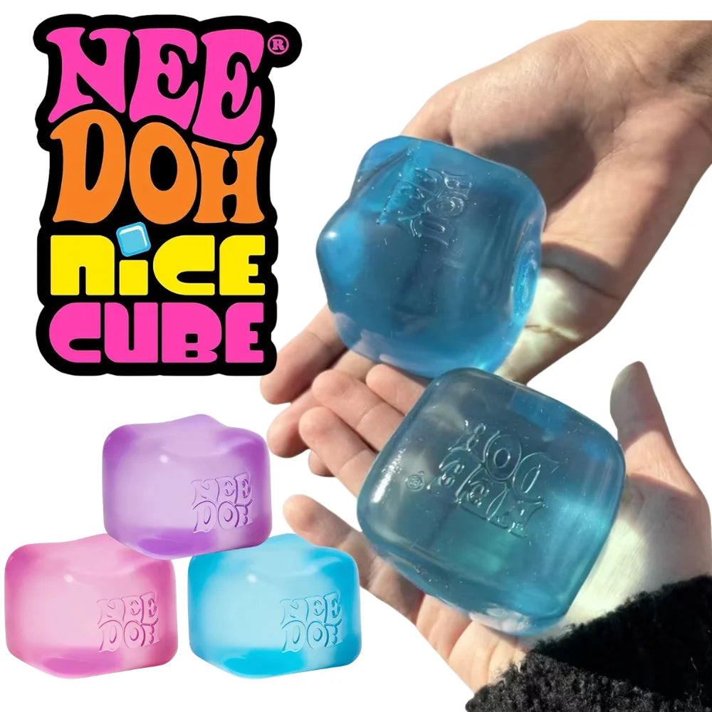 Sensory Fidget Cube | Stress Relief Squeeze | Anti Anxiety Focus | Desktop Toy