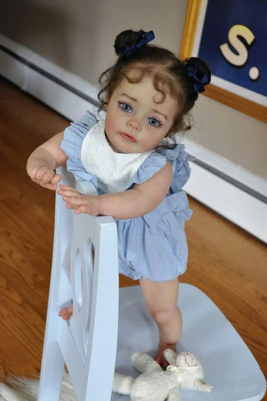 Large Baby Reborn Toddler Doll - 60cm Huge Size with High-Quality Painting