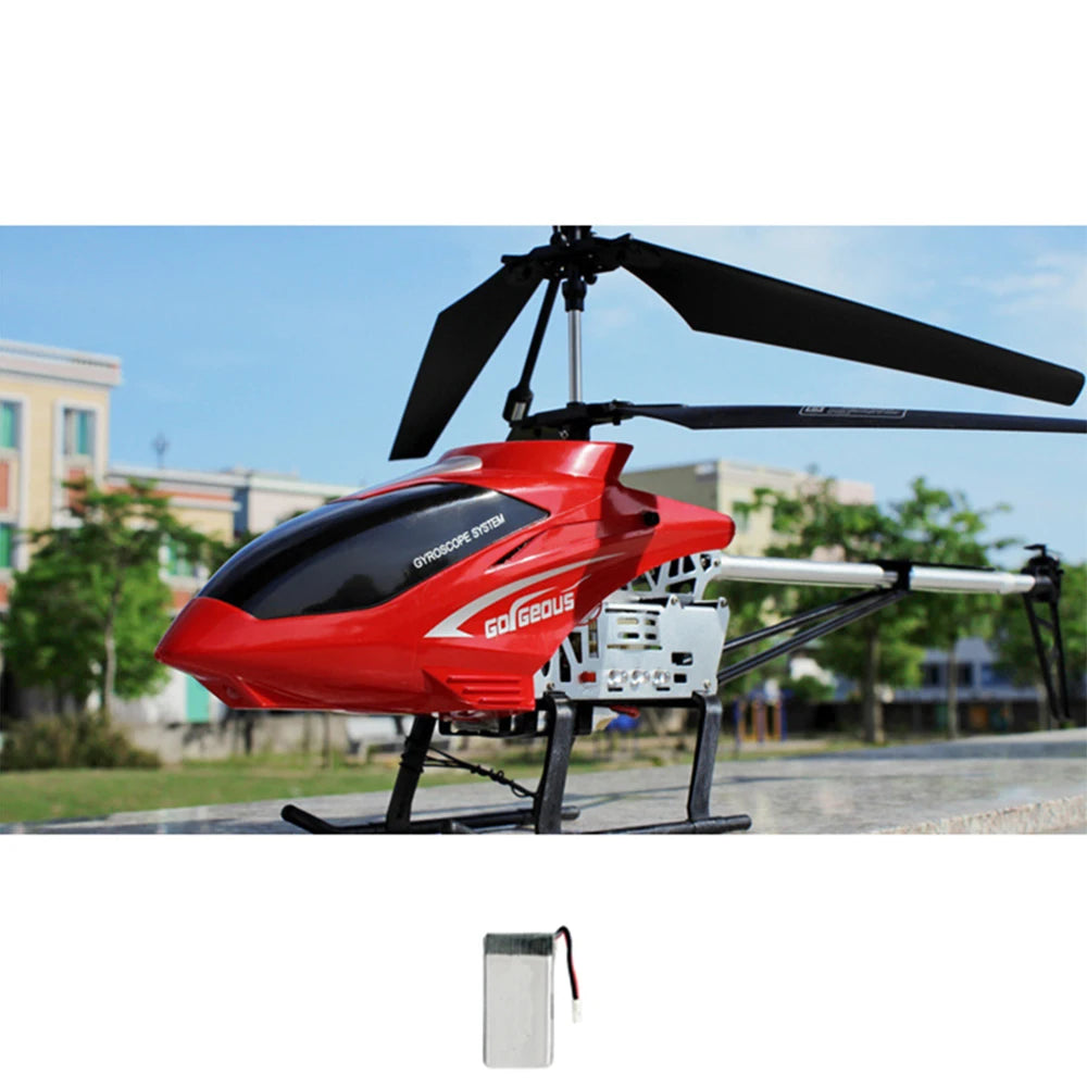 RC 80cm Remote-Controlled Helicopter with Anti-Fall Design - Durable Outdoor Toy Aircraft for Kids' Birthdays