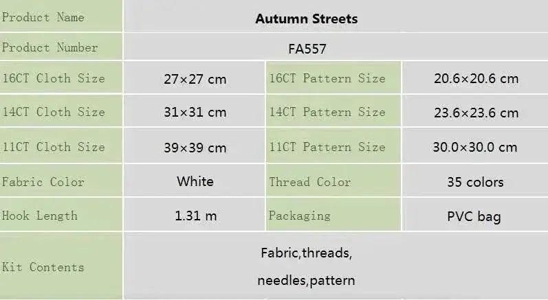  Scenic Joy Sunday Cross Stitch Kit - DIY Aida Embroidery with Clear Pattern and Complete Materials -  ToylandEU™
