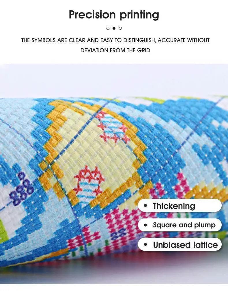  Scenic Joy Sunday Cross Stitch Kit - DIY Aida Embroidery with Clear Pattern and Complete Materials -  ToylandEU™