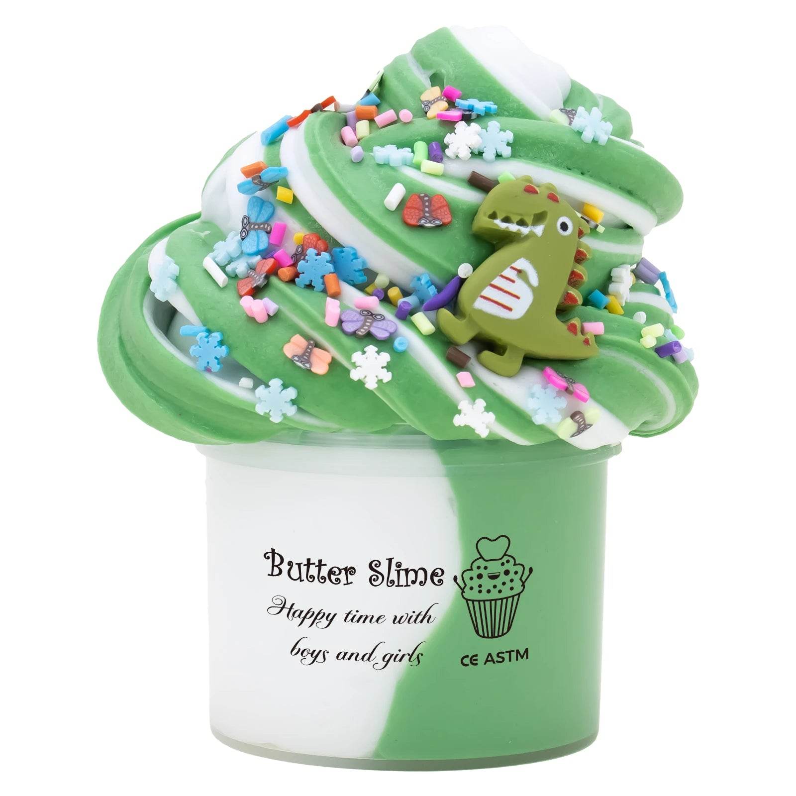 Scented Butter Slime With Dinosaur Charm Birthday Gift - ToylandEU