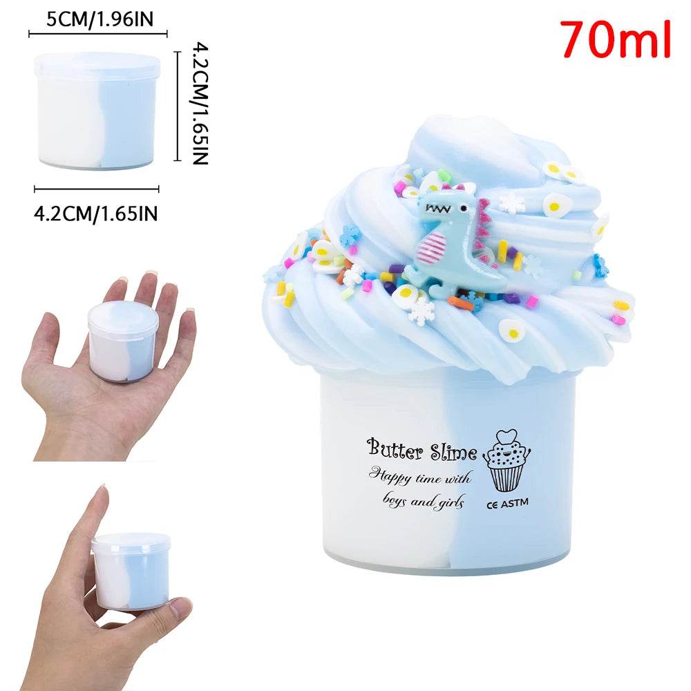 Scented Butter Slime With Dinosaur Charm Birthday Gift - ToylandEU