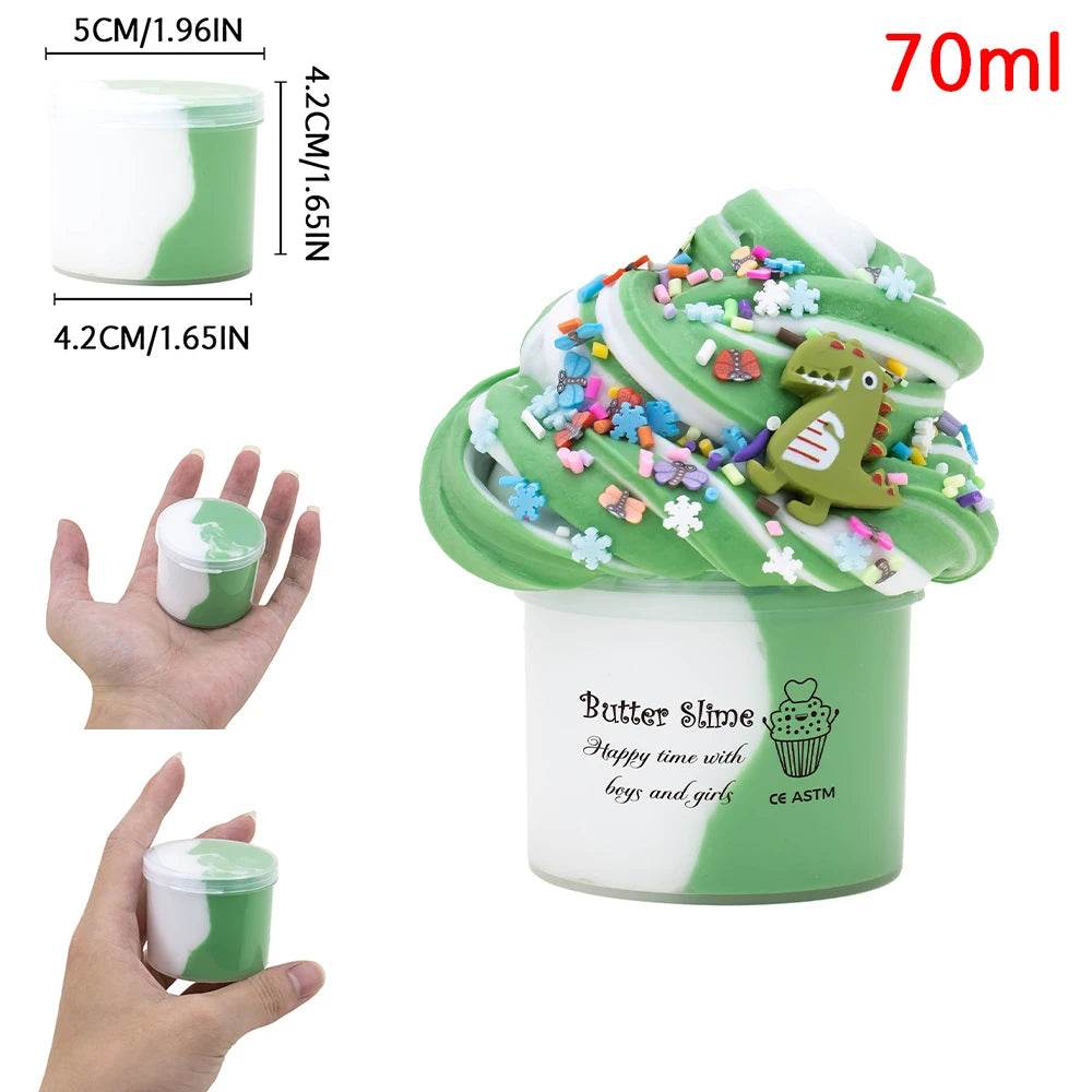 Scented Butter Slime With Dinosaur Charm Birthday Gift - ToylandEU