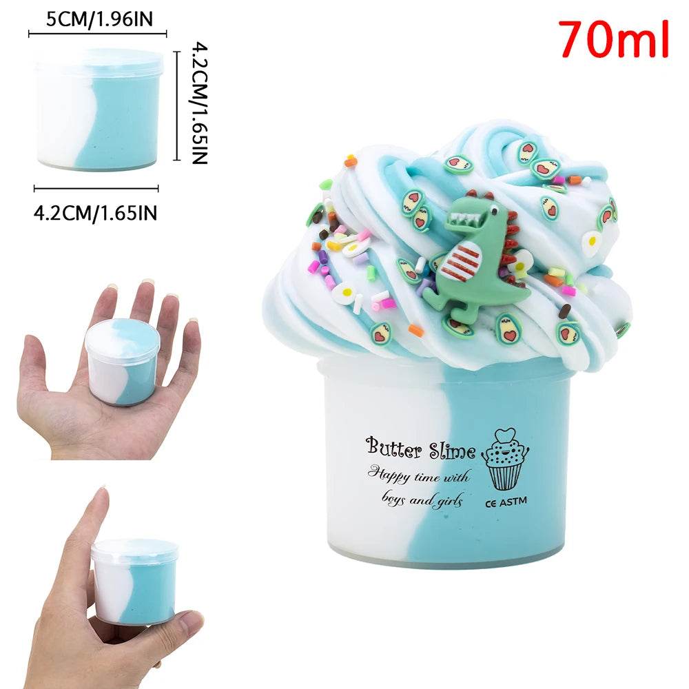 Scented Butter Slime With Dinosaur Charm Birthday Gift - ToylandEU
