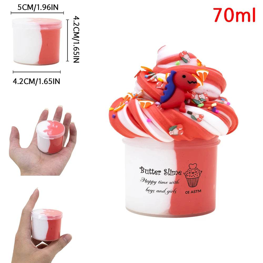 Scented Butter Slime With Dinosaur Charm Birthday Gift - ToylandEU