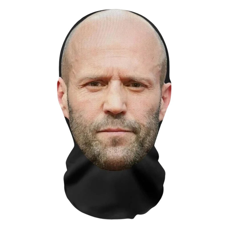 Cosplay Mask | 3D Printed Realistic Face | Stretch Mesh | One Size