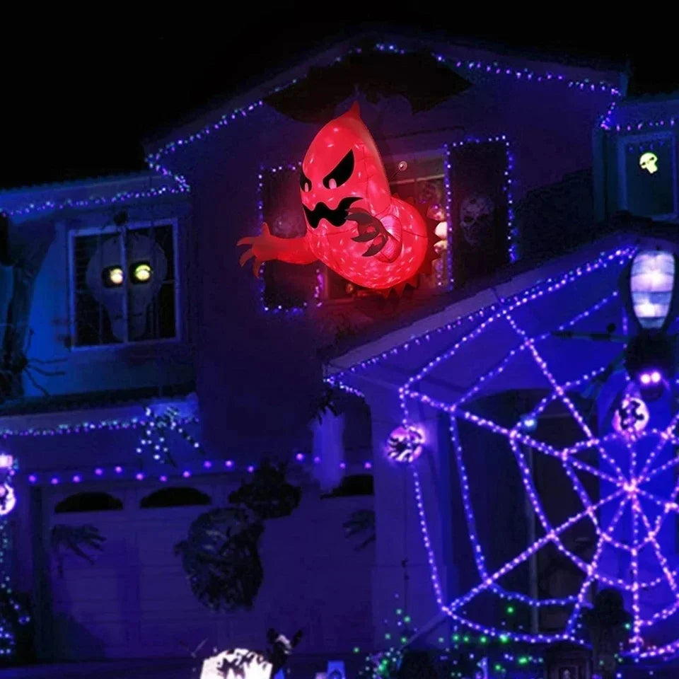 Inflatable Ghost | 1.4 Meter Tall | Outdoor Decor | Halloween Yard Prop