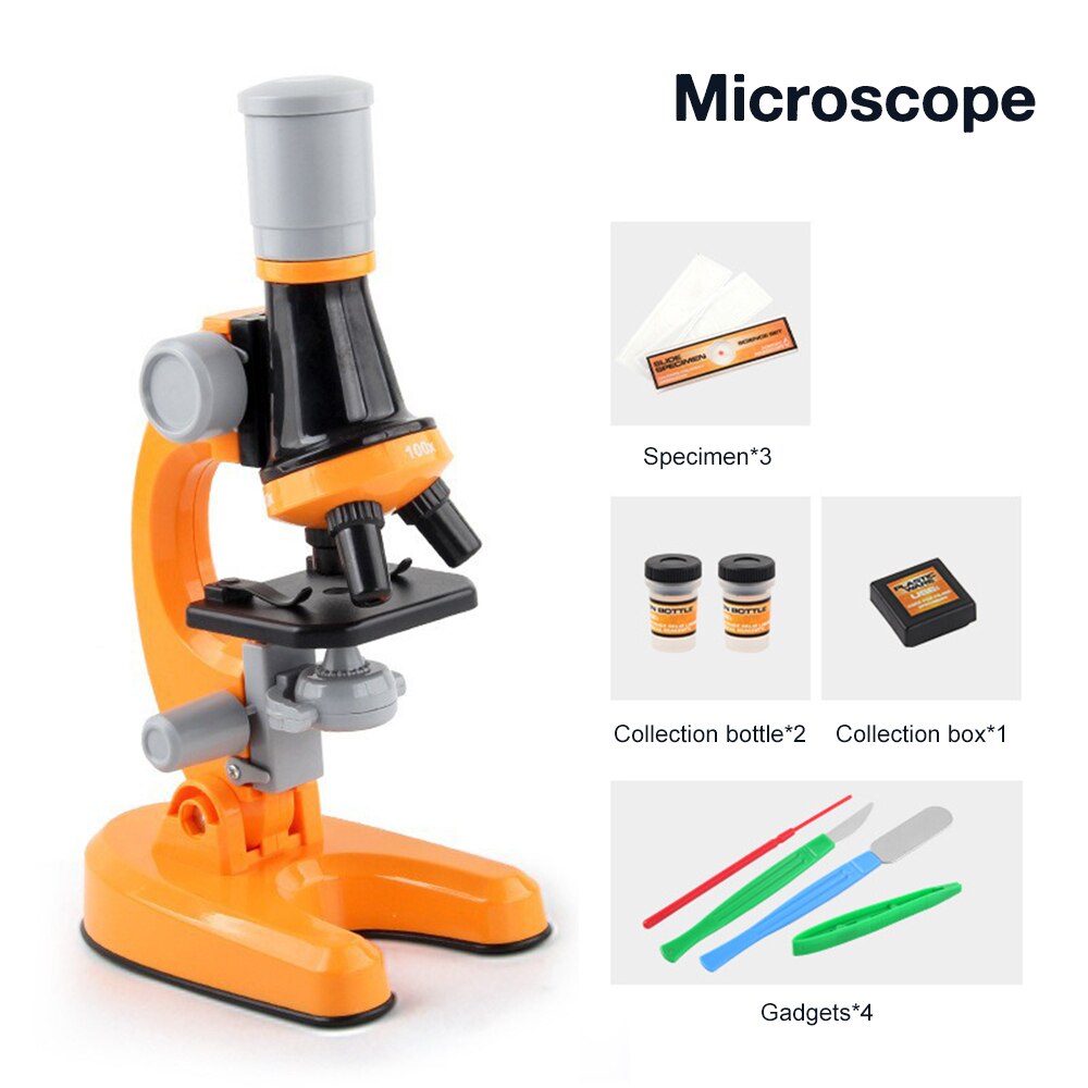 Science Educational Toy: 100X 400x 1200X Biological Microscope Kit with LED, Voltage Regulator - Perfect for Kids at Home or School Toyland EU Toyland EU