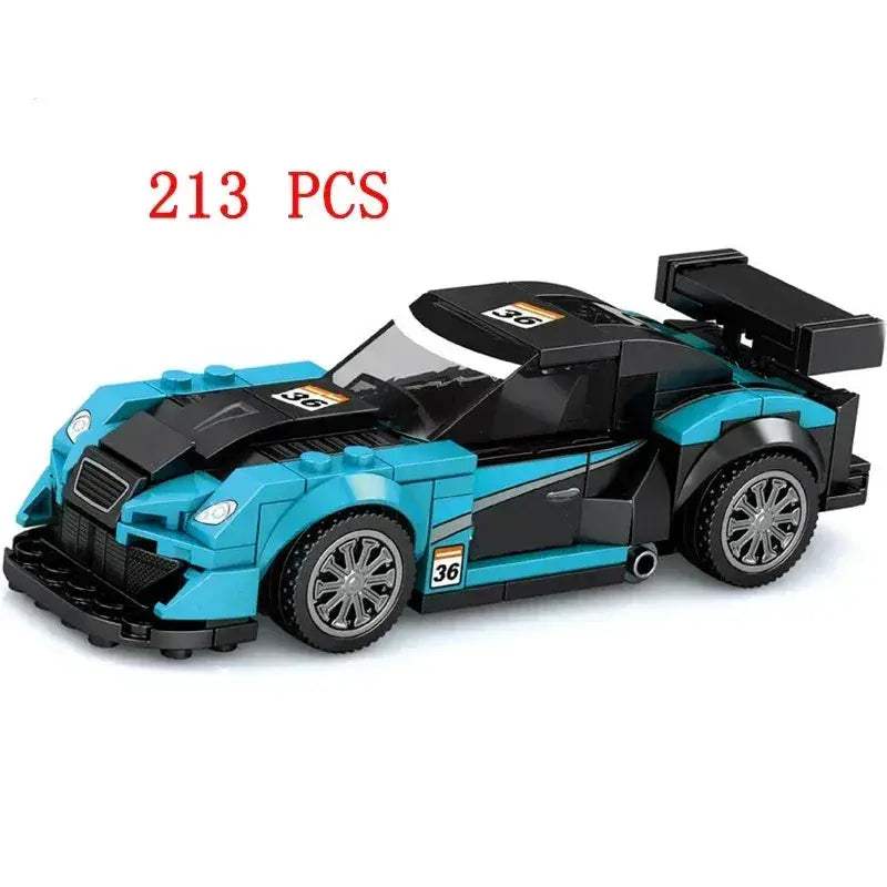 MOC Racing Car Lego Compatible Building Blocks Set For Kids - ToylandEU