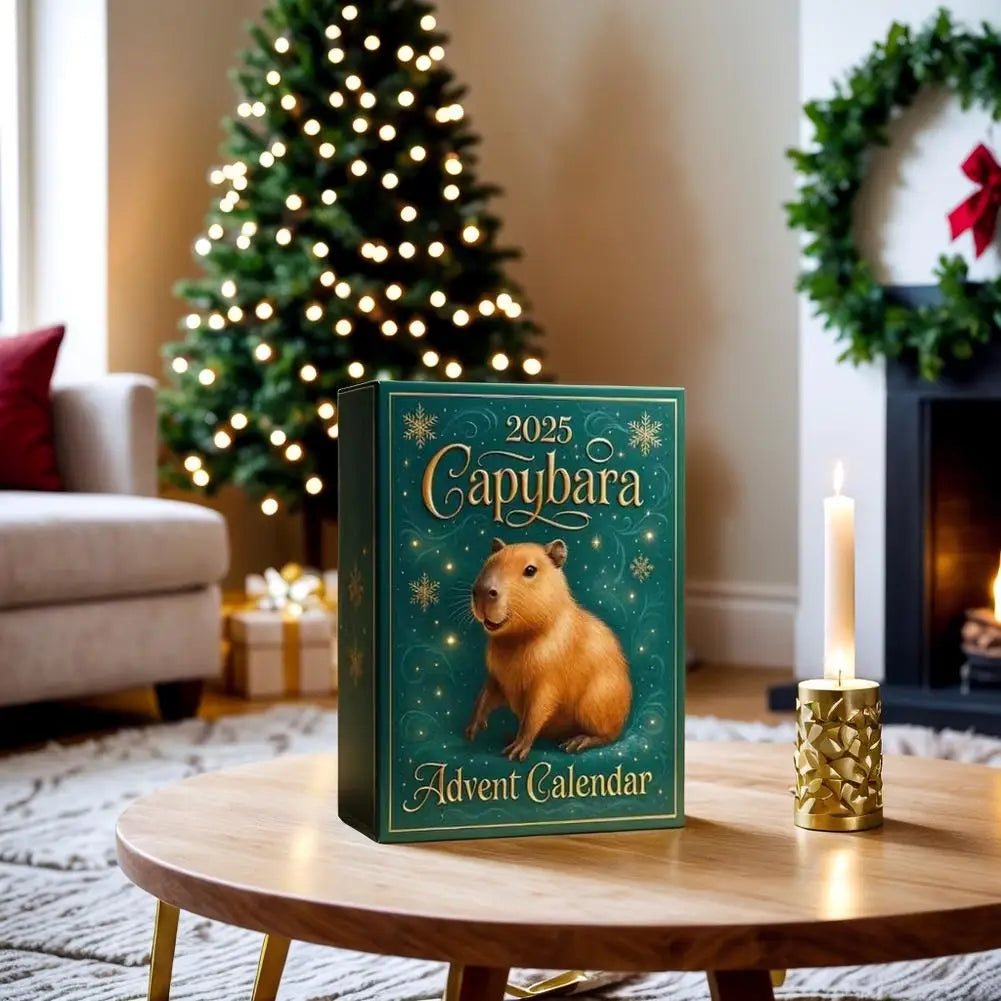 Advent Calendar | Capybara Pendants | 24 Day 2D Acrylic Hanging Ornaments | Christmas Tree Decor Gift