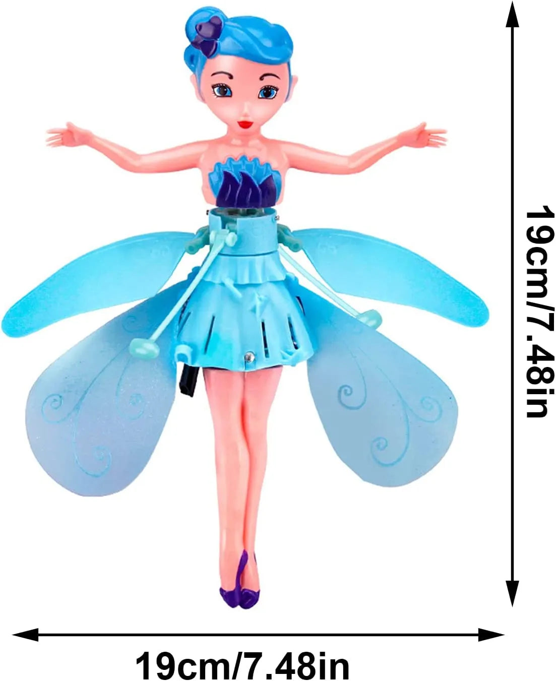 Flying Fairy Toys Sky Dancers Flying Princess Doll Infrared Induction - ToylandEU