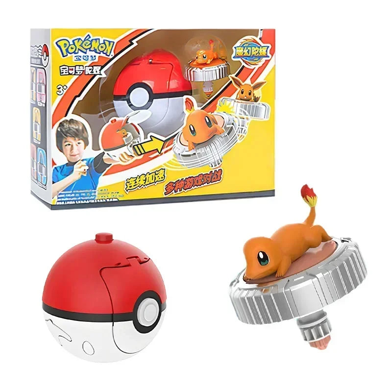 Pokemon Spinning Top Arena | 7.5 cm | Pikachu Launcher | Pikachu