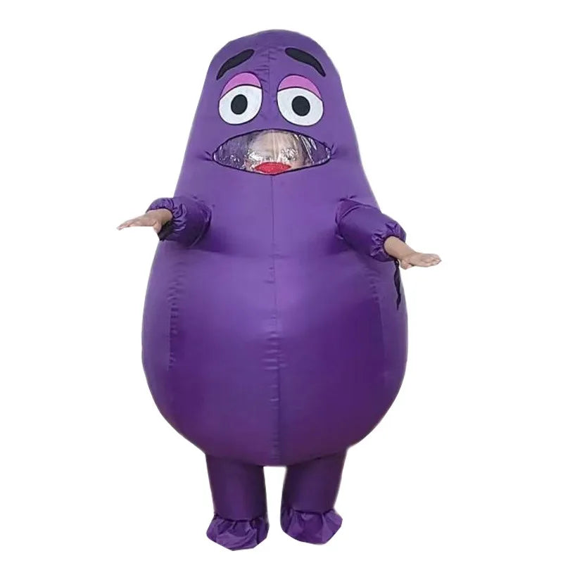 Inflatable Halloween Costume | Ghost Design | Soft Polyester | Unisex Fit