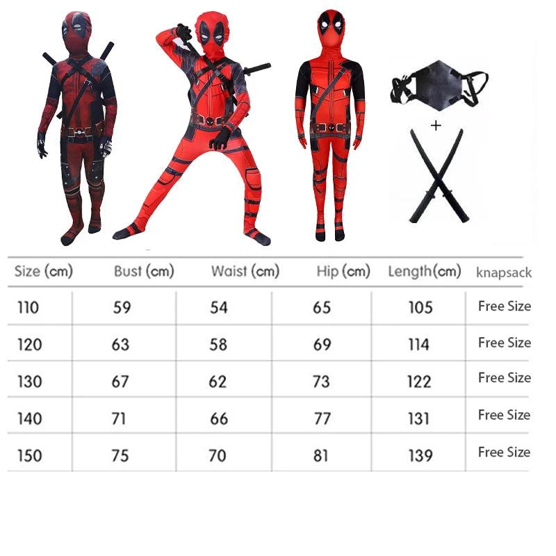 Deadpool Jumpsuit | 3D Printed Set | Toylandeu™