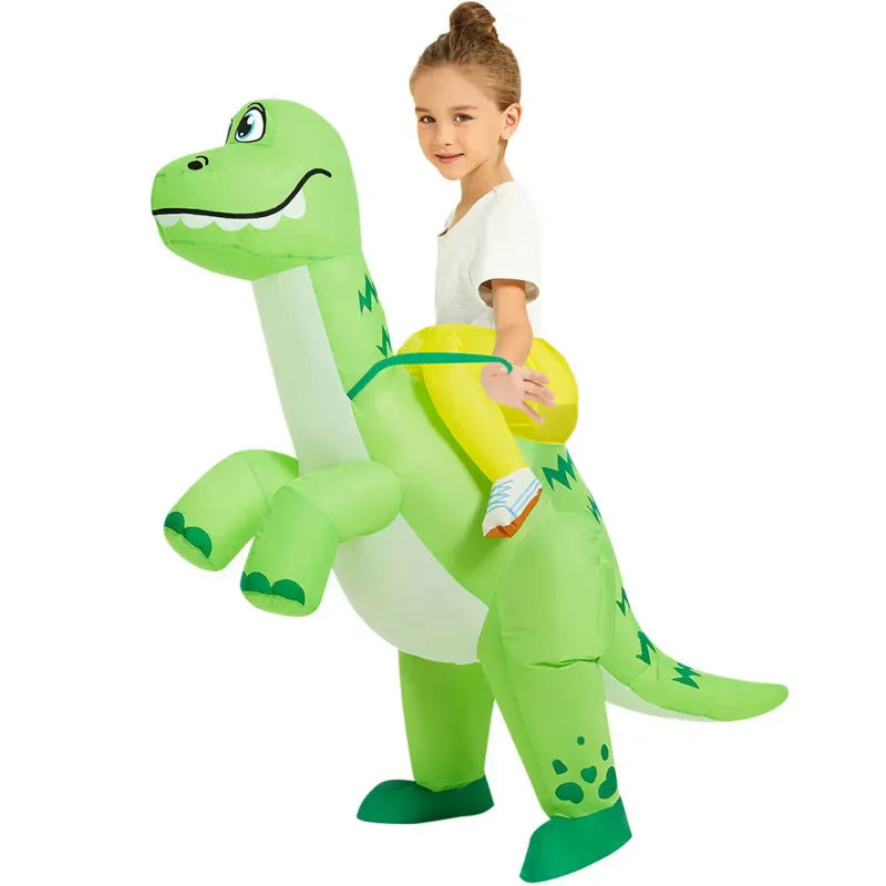 Inflatable T-Rex Dinosaur Costume for Kids - Fun for Halloween & Parties!