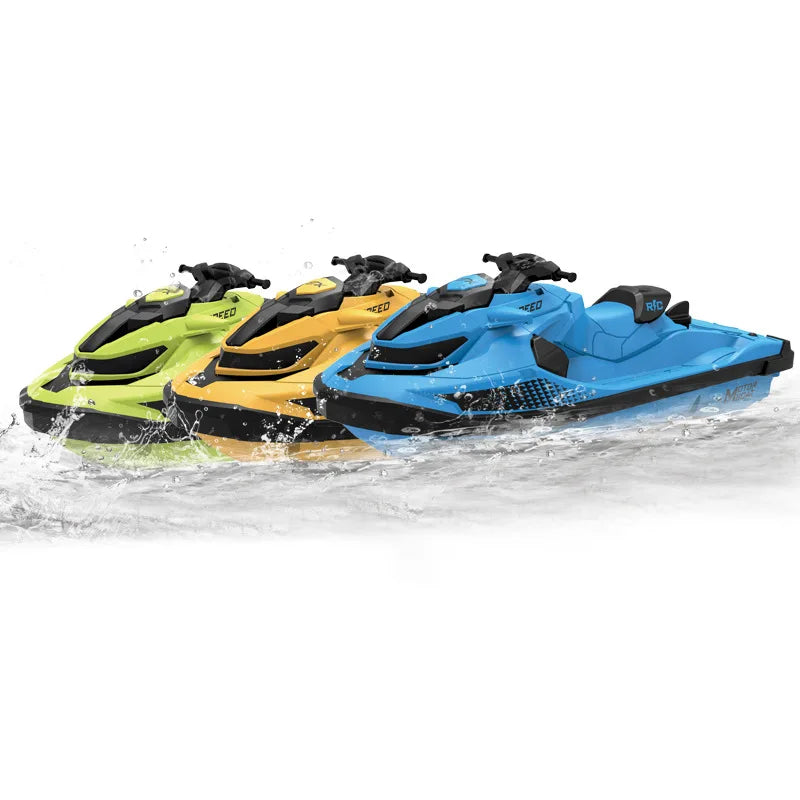 Rc Remote Control Boat 2.4g  Lights Remote Control Motorboat Electric