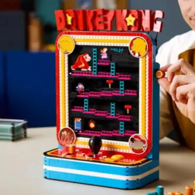 Building Blocks | 1371 Piece Compatible With Lego | Donkey Kong Arcade | Gift
