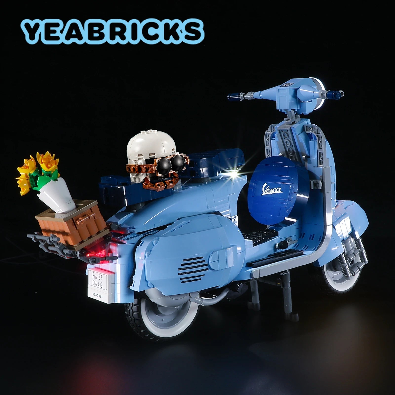 YEABRICKS LED Light Kit for 10298 Vespa 125 Model Building Set - ToylandEU