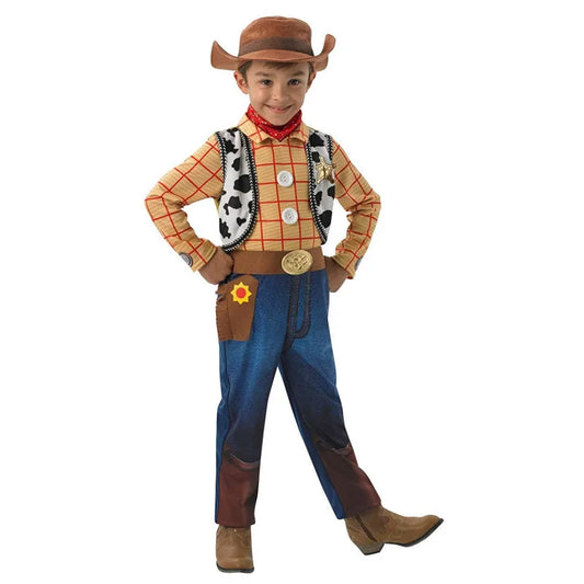 Kid's Cowboy Sheriff Costume - Woody Inspired Costume for Halloween Fun