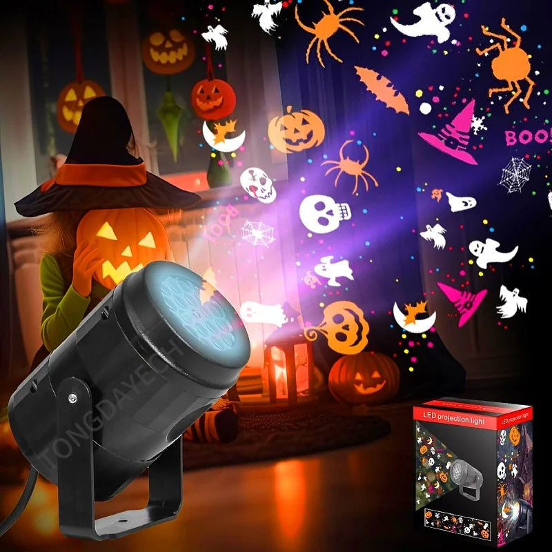 LED Projector Light | USB Powered | Rotating Design | Festive Home Decor