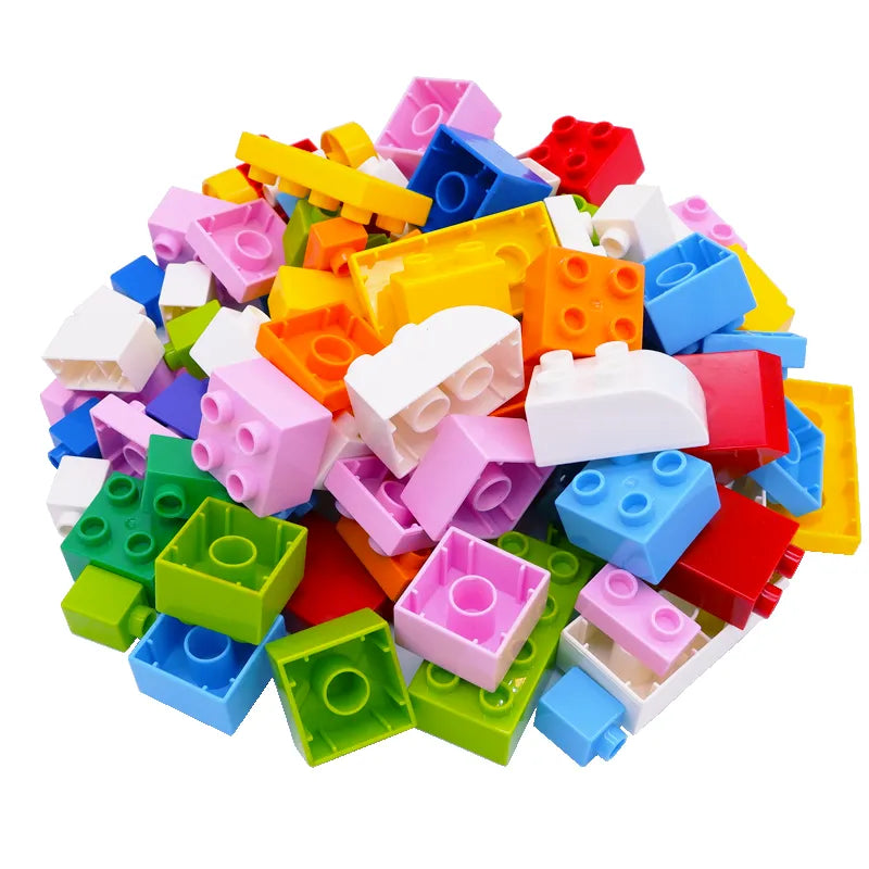 62-310 Pieces Animal-Themed DIY Building Blocks Set Compatible with Duplo - ToylandEU