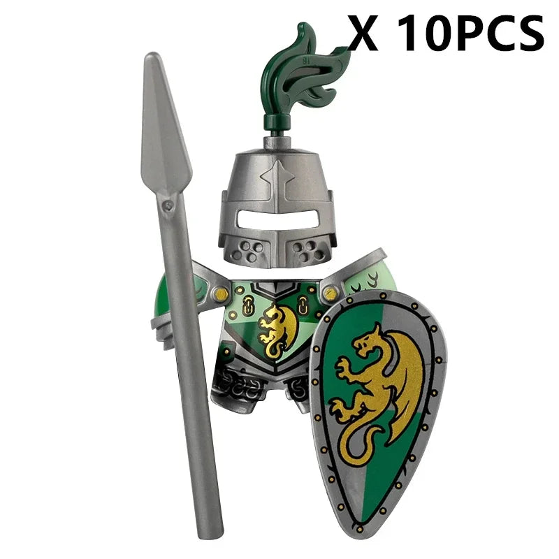 Building Block Set | Lego Compatible | Dragon Knights | Small Blocks