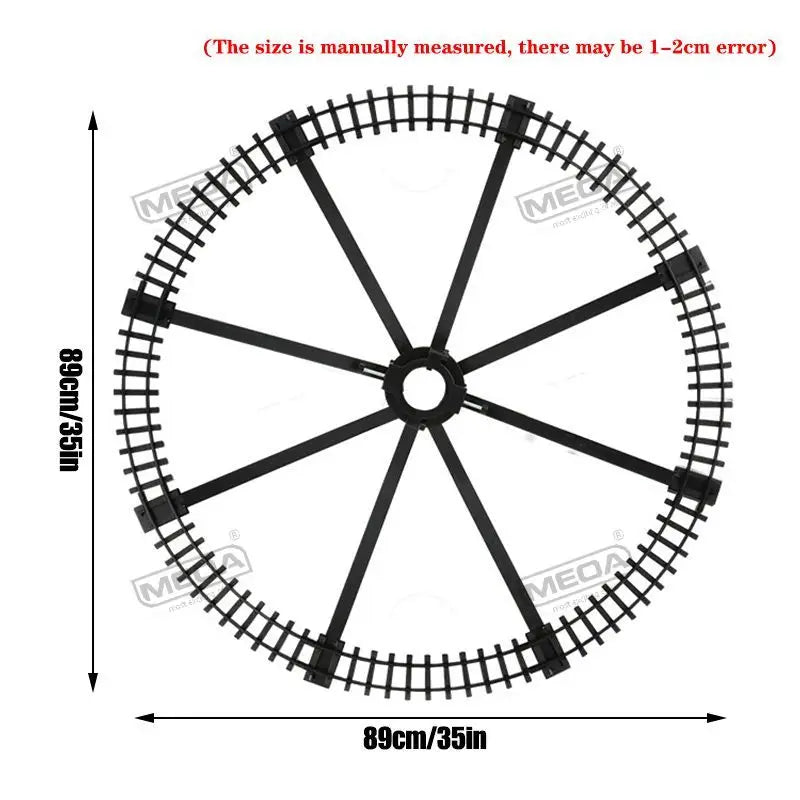 Battery Operated Train With Sound And Light For Christmas Tree