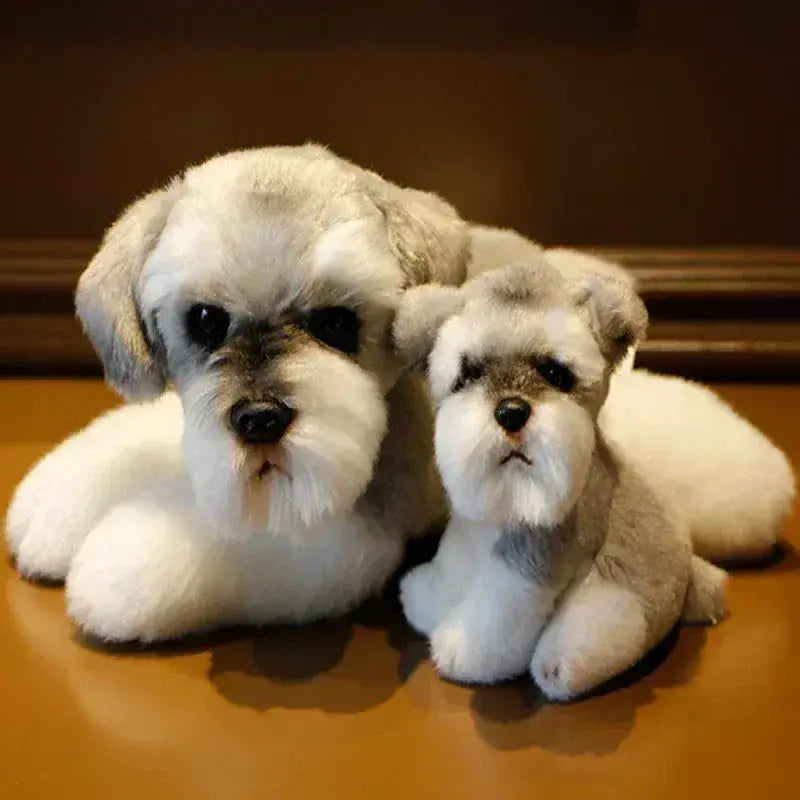 Schnauzer Dog Plush Toy Soft Stuffed Animal For Kids - ToylandEU