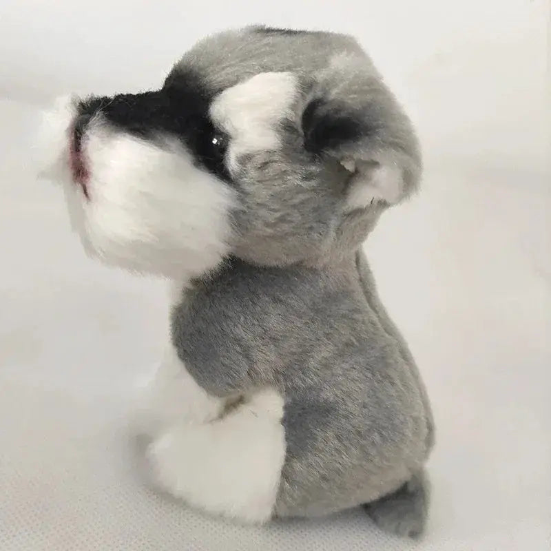 Schnauzer Dog Plush Toy Soft Stuffed Animal For Kids - ToylandEU