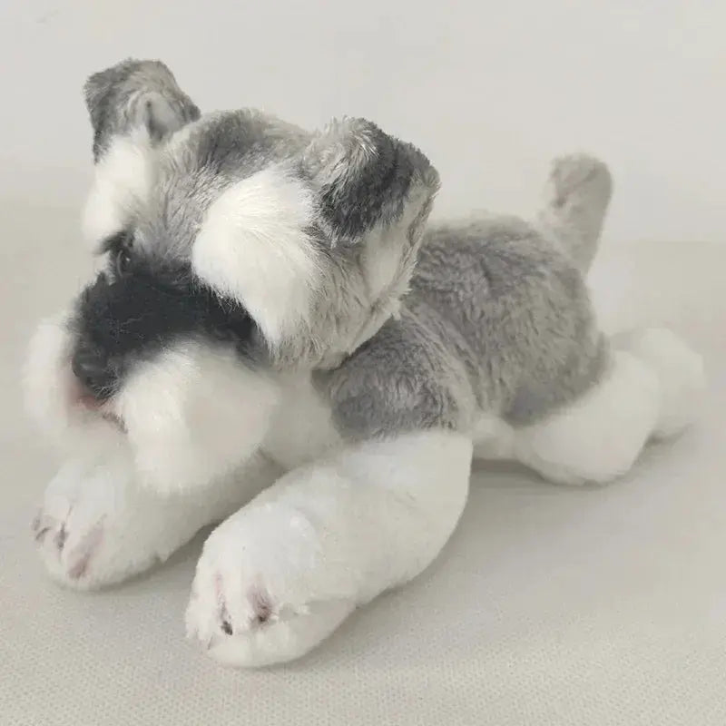 Schnauzer Dog Plush Toy Soft Stuffed Animal For Kids - ToylandEU
