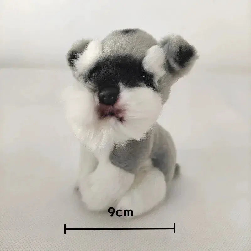Schnauzer Dog Plush Toy Soft Stuffed Animal For Kids - ToylandEU