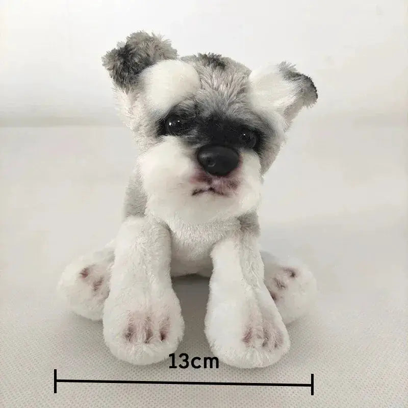 Schnauzer Dog Plush Toy Soft Stuffed Animal For Kids - ToylandEU