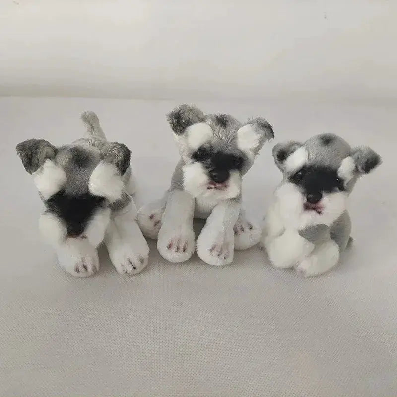Schnauzer Dog Plush Toy Soft Stuffed Animal For Kids - ToylandEU