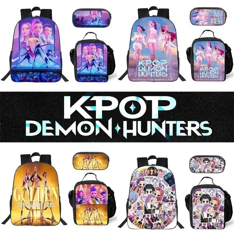  Anime School Backpack Three Piece Set With Lunch Bag -  ToylandEU™