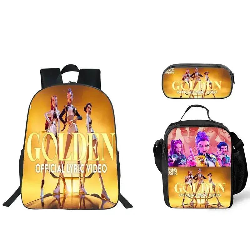  Anime School Backpack Three Piece Set With Lunch Bag -  ToylandEU™