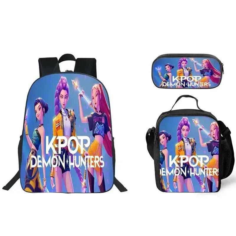  Anime School Backpack Three Piece Set With Lunch Bag -  ToylandEU™
