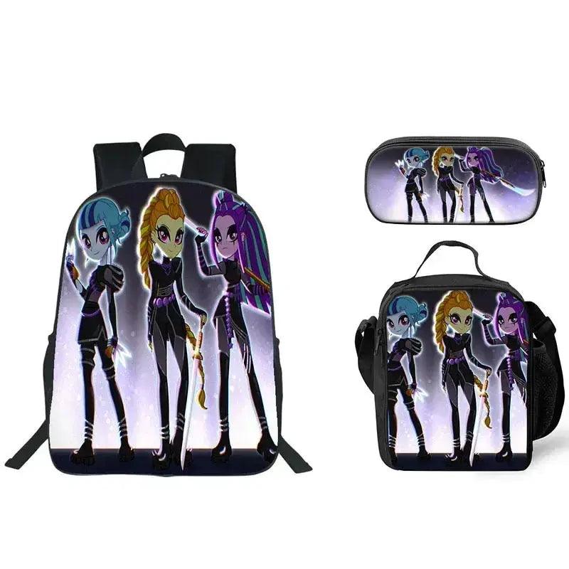  Anime School Backpack Three Piece Set With Lunch Bag -  ToylandEU™