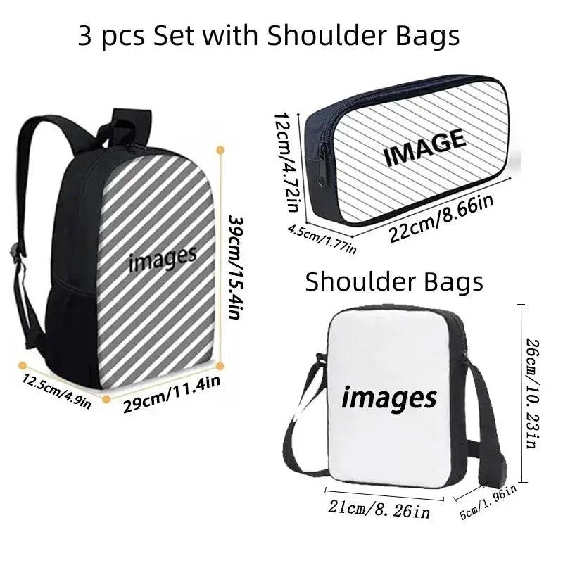  Kids School Backpack Set With Pen Case And Shoulder Bag -  ToylandEU™
