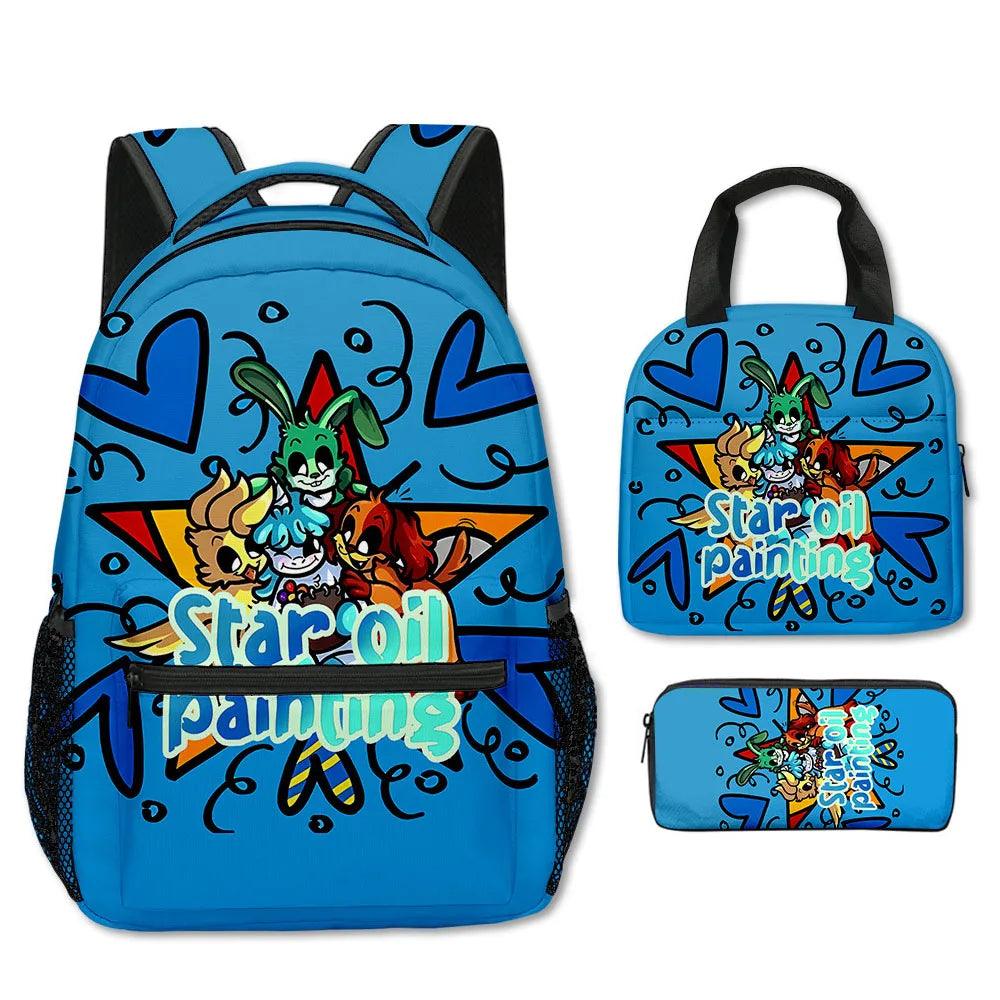 School Backpacks | 3-Piece Cartoon Set | Toylandeu™