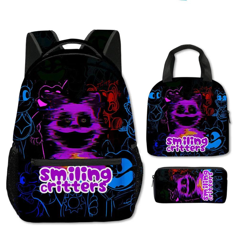 School Backpacks | 3-Piece Cartoon Set | Toylandeu™