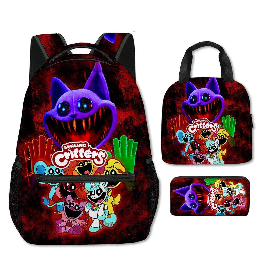 School Backpacks | 3-Piece Cartoon Set | Toylandeu™