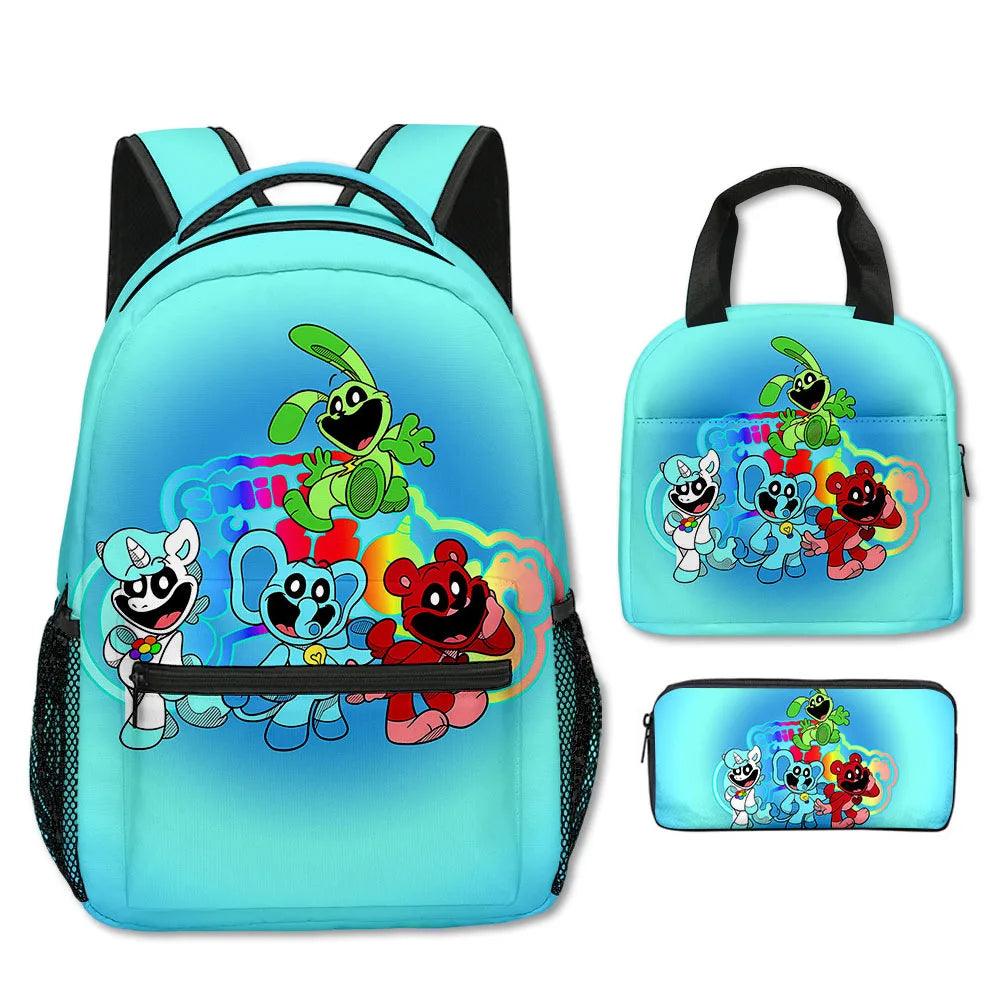 School Backpacks | 3-Piece Cartoon Set | Toylandeu™