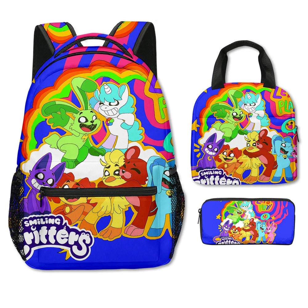 School Backpacks | 3-Piece Cartoon Set | Toylandeu™
