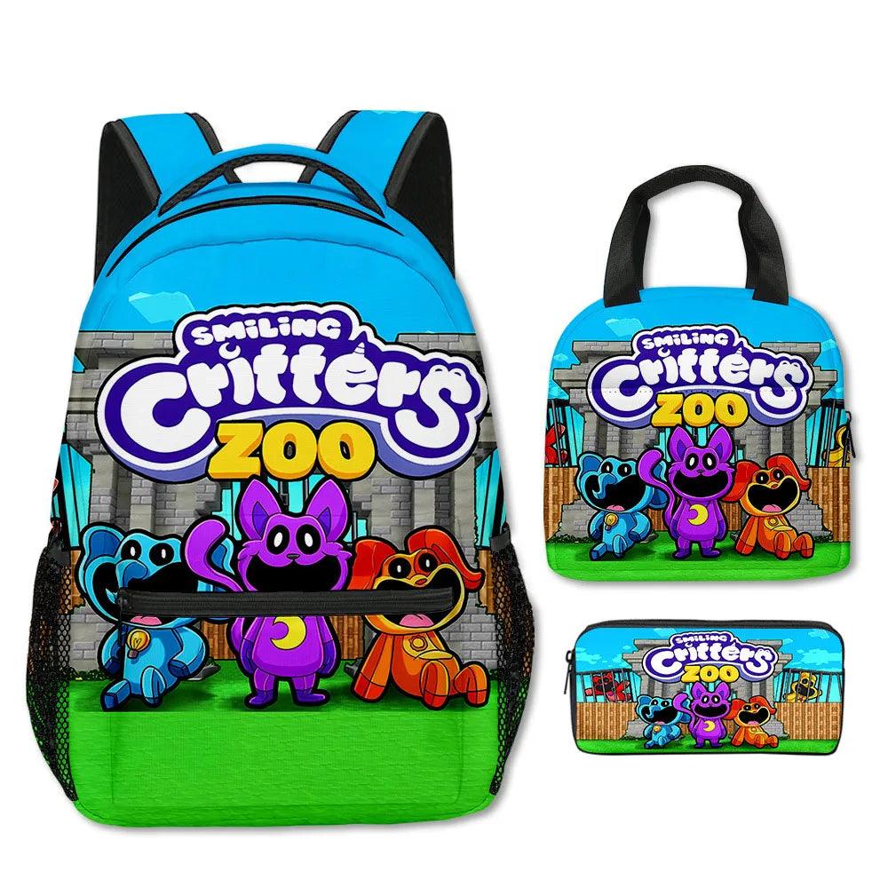 School Backpacks | 3-Piece Cartoon Set | Toylandeu™