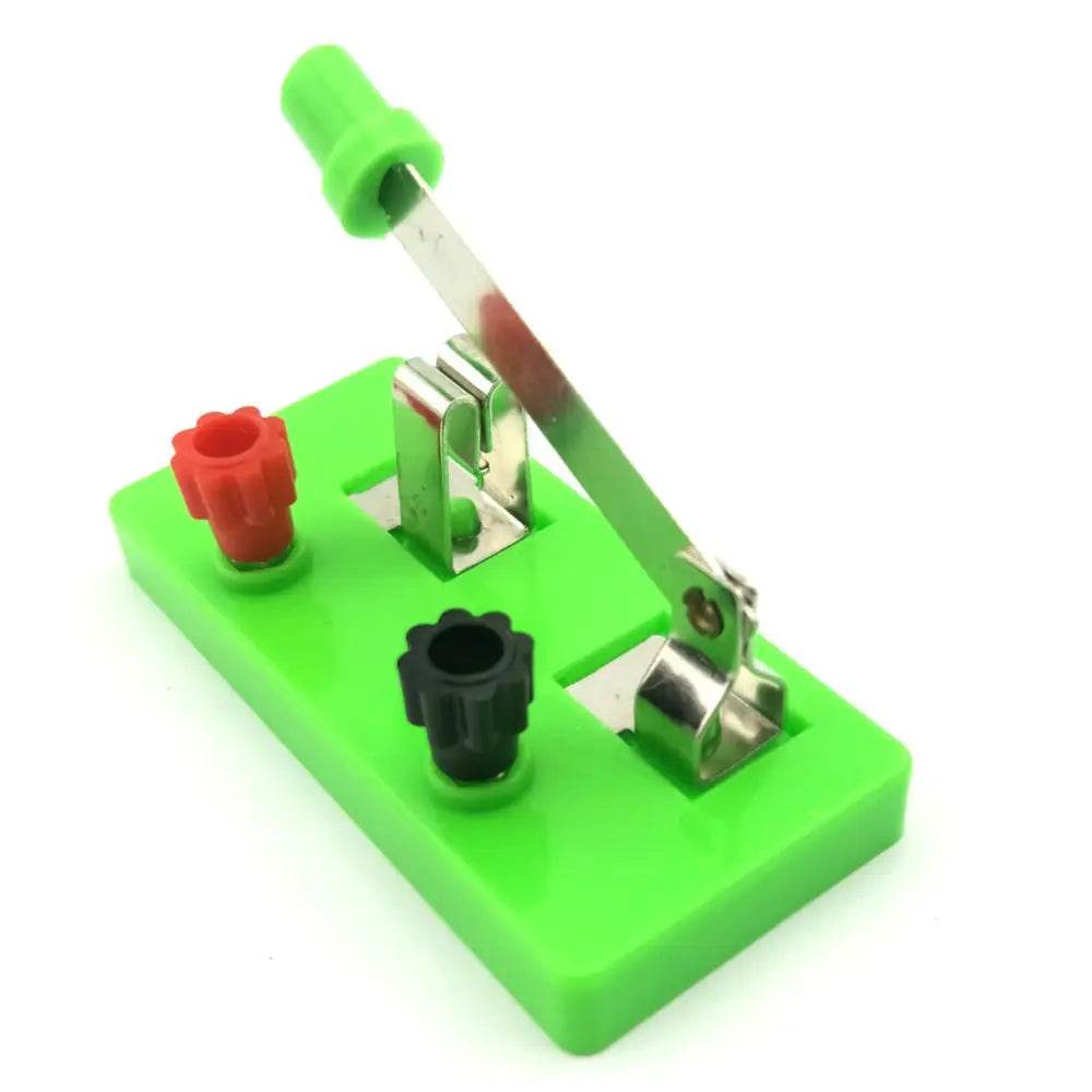 Circuito de conexão de interruptor unipolar de um único contato para laboratório escolar, equipamento de ensino experimental de física e elétrica - ToylandEU