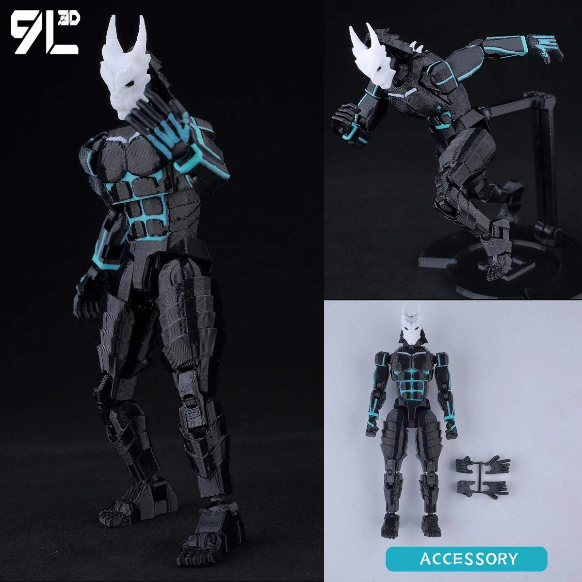 Sci-Fi Armored Action Figure | 14cm Articulated | Toylandeu™