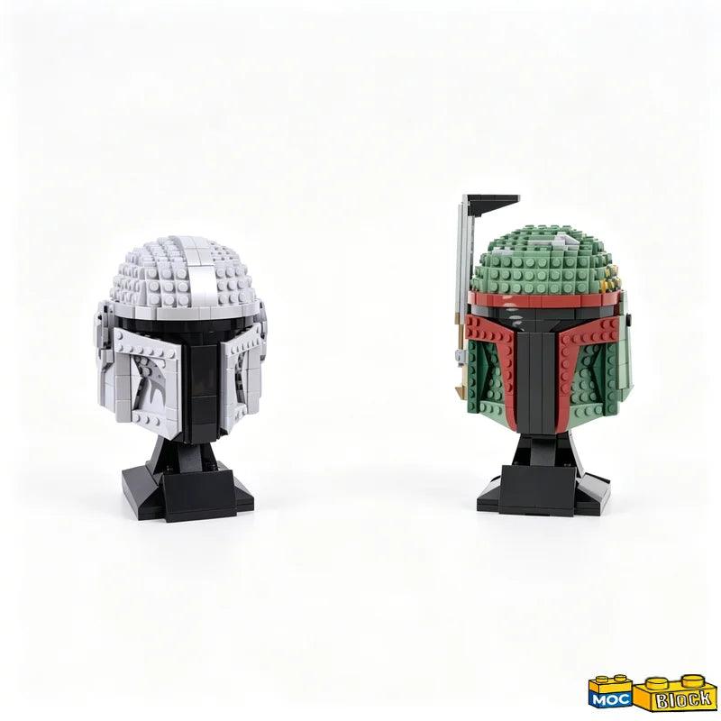 Sci Fi Helmet Blocks | 677 Pcs Lego Compatible | Toylandeu™